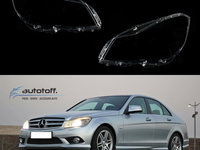 Sticle faruri Mercedes C-Class W204 Facelift (2011-2014)