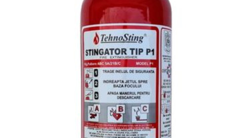 Stingator auto PSI cu pulbere tip P1 Tehnosti