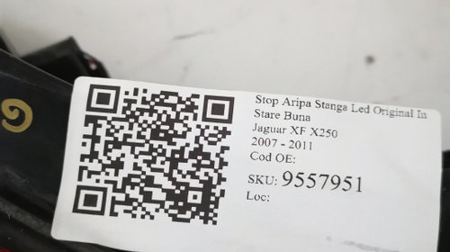 Stop Aripa Stanga Led Original In Stare Buna Jaguar XF X250 2007 2008 2009 2010 2011