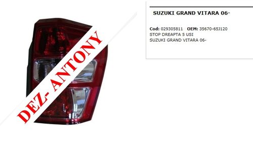 Stop dreapta 5 usi Suzuki Grand Vitara