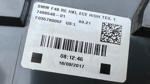 Stop dreapta BMW X1 F48 din 2017 7488546