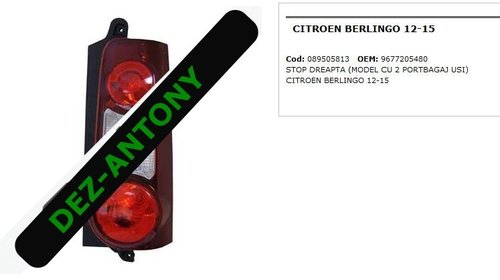 Stop dreapta Citroen Berlingo 2012-2015