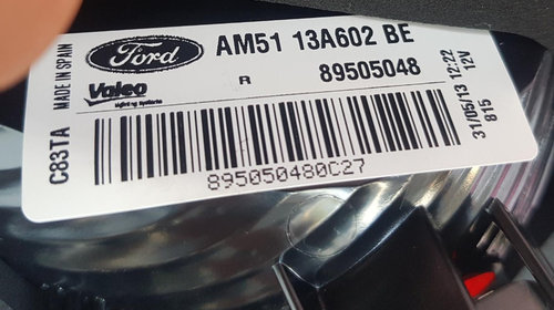 Stop dreapta de pe haion NOU ORIGINAL Ford C-Max 2010 2011 2012 2013 2014 cod 1767535 AM5113A602BE