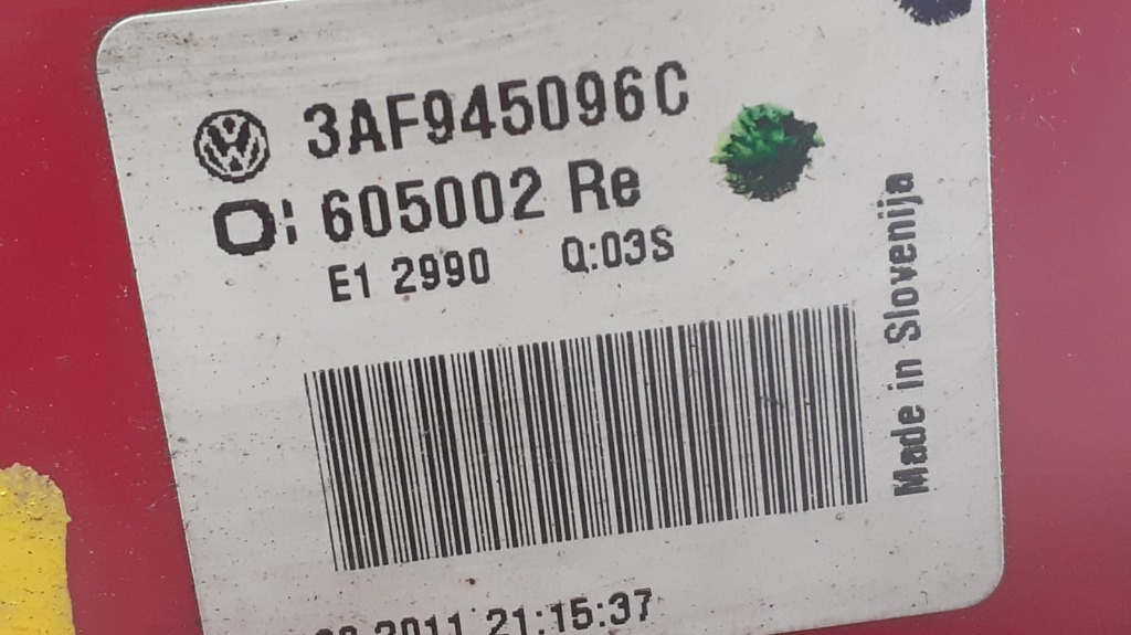 Stop dreapta VW Passat B7 Variant cod-3a