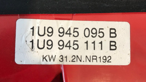 Stop frana stanga spate skoda octavia 1 1.9 tdi 2001 - 2007 break cod: 1u9945095b