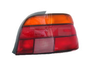 Stop, lampa spate BMW Seria 5 (E39), 01.1996-08.2000, model SEDAN, TYC, partea stanga, tip bec P21W+R5W, rosu-galben, fara soclu bec ,