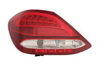 Stop, lampa spate MERCEDES Clasa C (W205), 01.2014-06.2018, model SEDAN, TYC, partea stanga, fara inscriptia &#39,Mercedes Benz&#39,, cu lampa ceata spate, LED+PY21W+W16W, fara soclu bec,