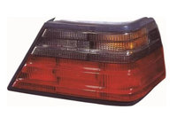 Stop, lampa spate MERCEDES Clasa E W124 (Sedan/COUPE/CABRIO) 12.1984-1993 tuning, DEPO, partea dreapta, tip bec P21W+PY21W+R10W, fumuriu, semnal galben, fara soclu bec, tuning,