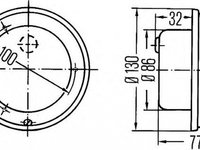 Stop MERCEDES-BENZ O 305 HELLA 2SA001240331