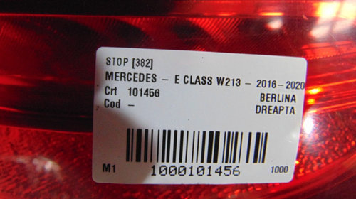 Stop Mercedes E class berllina dreapta W213 2016-2020.