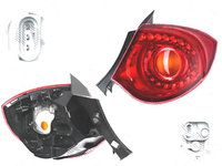 Stop spate lampa Alfa Romeo Giulietta (940), 05.2010-, spate, Dreapta, partea exterioara, LED+R10W, fara suport bec, DEPO