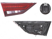 Stop spate lampa Audi A3 (8v), 05.2016-, spate, Stanga, semnalizare dinamica, partea interior, LED, AL (Automotive Lighting)