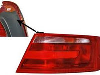 Stop spate lampa Audi A5/S5 (B8), 10.2011- Sportback, omologare ECE, spate,cu suport bec, exterior, 8T8945096E, Dreapta