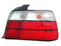 Stop spate lampa BMW Seria 3 E36, 12.1990-03.2000 model Sedan, partea Dreapta, semnalizare alba, fara suport becuri, pentru modele cu sistem de control, Depo