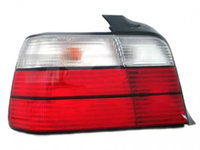 Stop spate lampa BMW Seria 3 E36, 12.1990-03.2000 model Sedan, partea Stanga, semnalizare alba, fara suport becuri, pentru modele cu sistem de control, Depo
