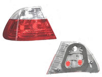 Stop spate lampa Bmw Seria 3 (E46), Coupe, 05.1999-03.2003, spate, Stanga, partea exterioara, P21/4W+P21W+PY21W, rosu-alb, fara suport bec, omologare: ECE/SAE, DEPO