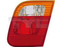 Stop spate lampa Bmw Seria 3 (E46), Sedan,10.2001-06.2005, Sedan, partea Stanga, interior,tip bec P21W, rosu-alb-galben, fara soclu bec, Omologare: ECE, TYC