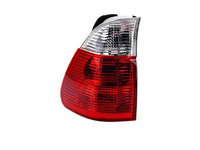 Stop spate lampa Bmw X5 (E53), 05.03-10.06, omologare ECE, spate, fara suport bec, exterior, cu semnalizare alba, 63217164475, Stanga