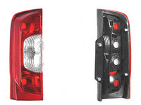 Stop spate lampa Citroen Nemo (Aa), 10.2007-, Fiat Fiorino/Qubo, 10.2007-, Peugeot Bipper, 10.2007-, spate, Stanga, 1 usa spate, P21/4W+P21W+PY21W, fara suport bec, DEPO,