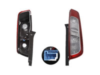 Stop spate lampa Ford Focus 2 (Da), 11.2004-12.2010, spate, Dreapta, Hatchback, LED+PR21W+PY21W, fara suport bec, DEPO