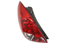 Stop spate lampa Hyundai I20 (Pb), 07.12-12.14, spate, omologare ECE, fara cablaj, cu lampa ceata spate, 924014P500, Stanga