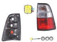 Stop spate lampa Isuzu Pickup, 1997-12.1997, Opel Campo, 1997-12.2001, spate, Dreapta, P21/5W+P21W+PY21W, semnalizare alba, cu cablaje, DEPO