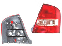 Stop spate lampa Mazda 323 (Bj), 02.2002-09.2003, spate, Dreapta, SEDAN, PY21W+W21/5W+W21W, rosu-pink, fara suport bec, TYC