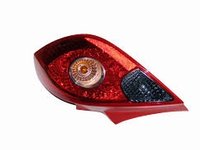 Stop spate lampa Opel Corsa D, 2006-2014 3 Usi, spate, omologare ECE, cu suport bec, 1222132, 93189092, Stanga