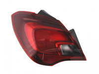 Stop spate lampa Opel Corsa E, 11.2014- modele cu 5 usi, partea Stanga, partea exteRioara, fara suport becuri, Depo