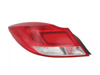 Stop spate lampa Opel Insignia (G09), 09.08-12.13 Hatchback, spate, omologare ECE, 12 22 187, 1222187, 13279621, Stanga