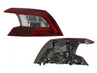 Stop spate lampa Peugeot 308, 2013-, partea dreapta, exterior, cu lumina de mers inapoi si cu suport becuri, AL (Automotive Lighting)