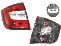 Stop spate lampa Skoda Rapid (Nh), 10.2012-, spate, Stanga, liftback, LED+P21/4W+P21W+PY21W, OE