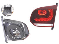 Stop spate lampa Volkswagen Golf 6 (5k), 10.2008-, spate, Dreapta, cabrio, partea interior, LED+W16W, cu suport becuri, HELLA