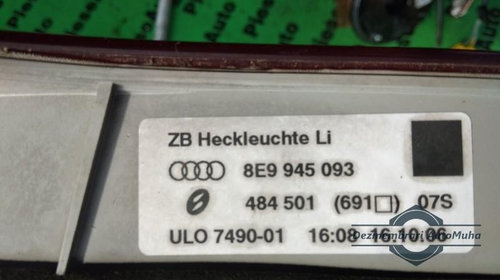 Stop stanga Audi A4 (2004-2008) [8EC, B7] 8e9945093