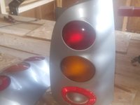 Stop tripla lampa Smart Fortwo model 450 gri