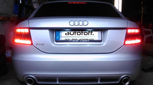 Stopuri Audi A6 4F (2004-2008) cu NEON si LED