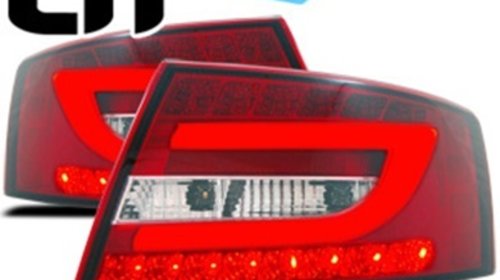 Stopuri AUDI A6 C6 4F cu fibra NEON si LED