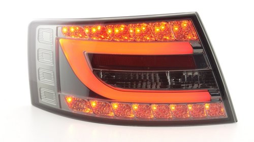 Stopuri cu led Audi A6 4F (fumuriu)