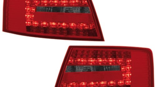 STOPURI CU LED AUDI A6 FUNDAL RED/BLACK -COD 