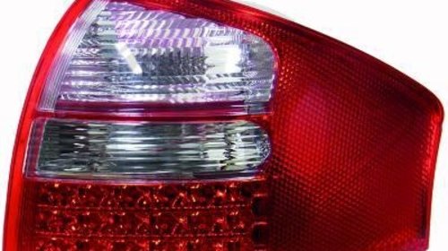 STOPURI CU LED AUDI A6 FUNDAL RED/CRISTAL -CO