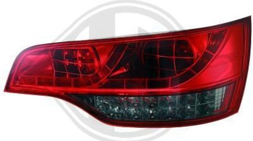STOPURI CU LED AUDI Q7 FUNDAL RED/BLACK -COD 