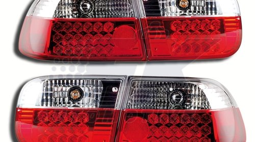 STOPURI CU LED HONDA CIVIC FUNDAL RED/CROM -C