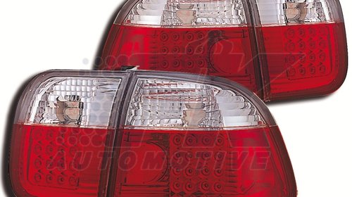 STOPURI CU LED HONDA CIVIC FUNDAL RED/CROM -C