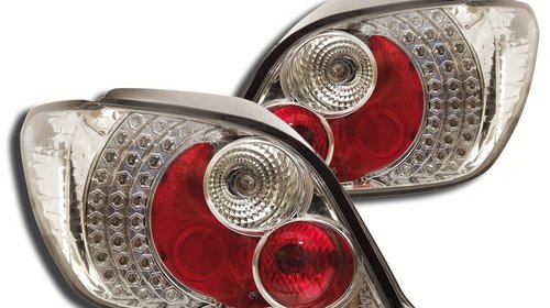 STOPURI CU LED PEUGEOT 307 FUNDAL CROM -COD F