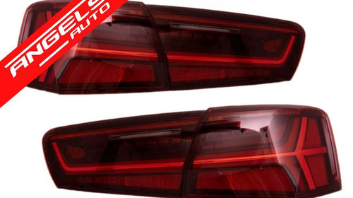Stopuri Full LED Audi A6 C7 4G (11-14) Red/Cl