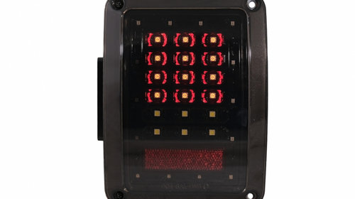 Stopuri Full LED compatibil cu JEEP Wrangler JK (2007-2017) Fumuriu TLJEWRJK