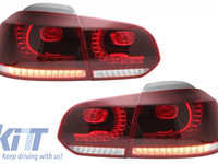 Stopuri Full LED compatibil cu VW Golf 6 VI (2008-2013) GTI R20 Design