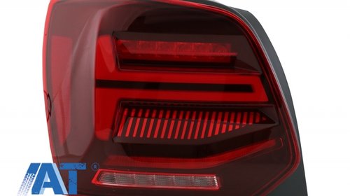 Stopuri Full LED compatibil cu VW POLO 6R 6C 61 (2011-2017) Semnal Dinamic Led Vento Look