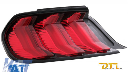 Stopuri Full LED compatibile cu Ford Mustang VI S550 (2015-2019) Semnal Dinamic Secvential