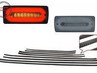 Stopuri Full LED Fumurii cu Bandouri Laterale Carbon Mercedes W463 G-Class (1989-2- livrare gratuita